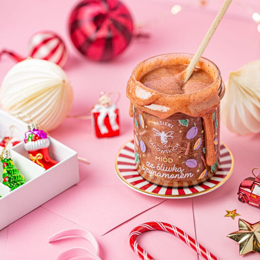 Miód ze śliwką i cynamonem